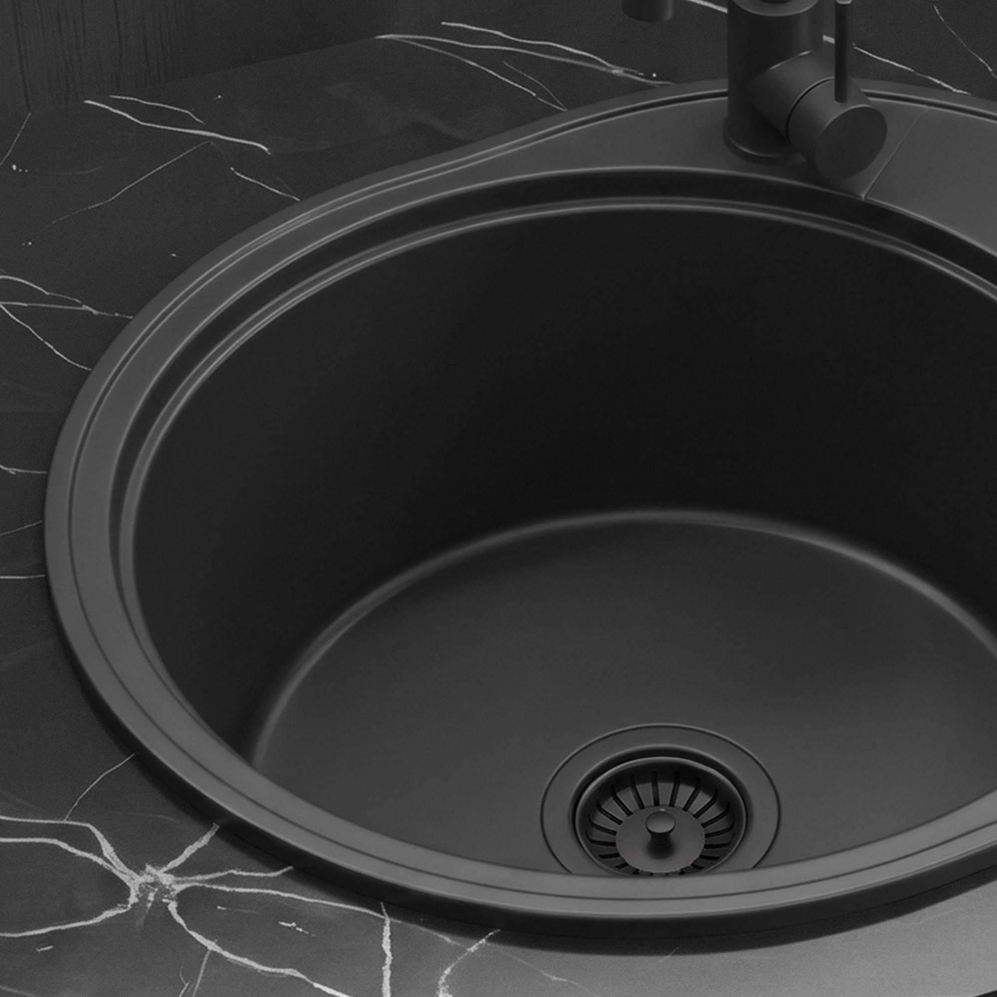 Aranżacja 2 - zlew granitowy Sink Quality Oval